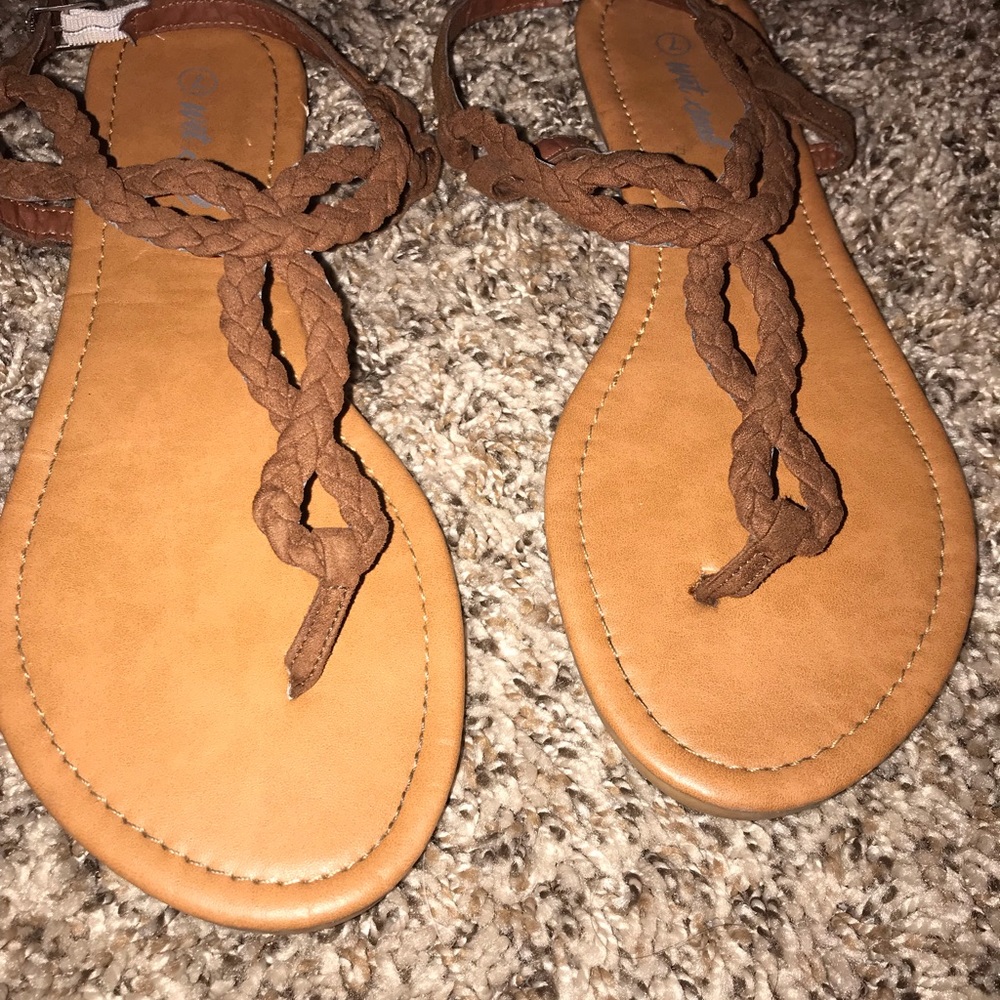 Brown sandals